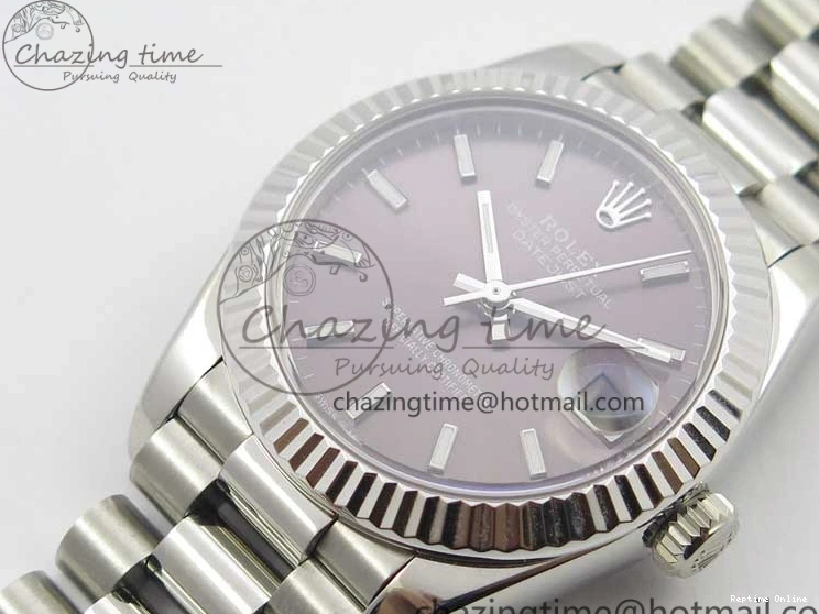 0115 GoodFit Datejust 31mm 278275 SS BP Maker Best Edition Gray Stick Markers Dial on SS President Bracelet 3089